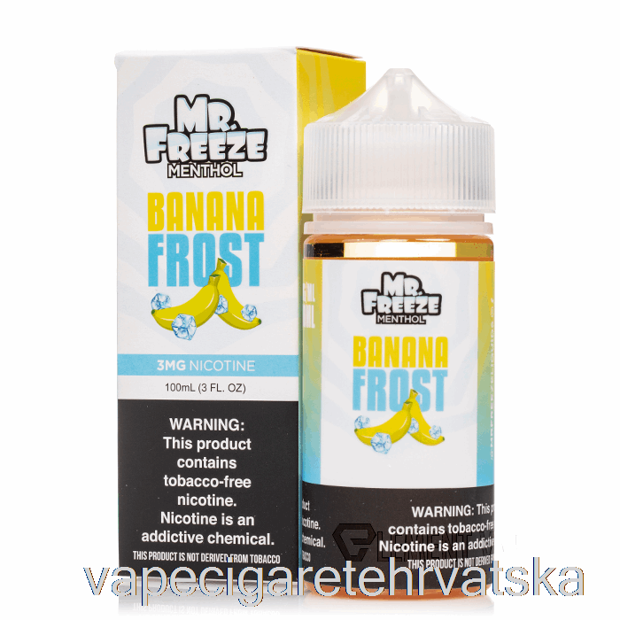 Vape Cigarete Banana Frost - Mr Freeze - 100ml 0mg